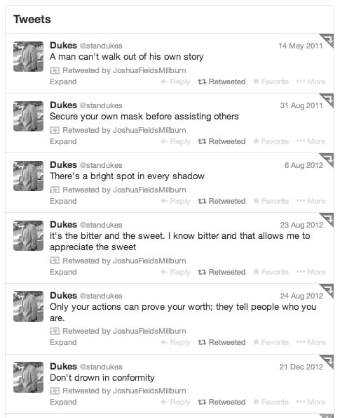 Dukes Tweets